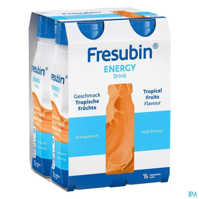 FRESUBIN ENERGY DRINK FRUITS TROPICAUX FL 4X200ML
