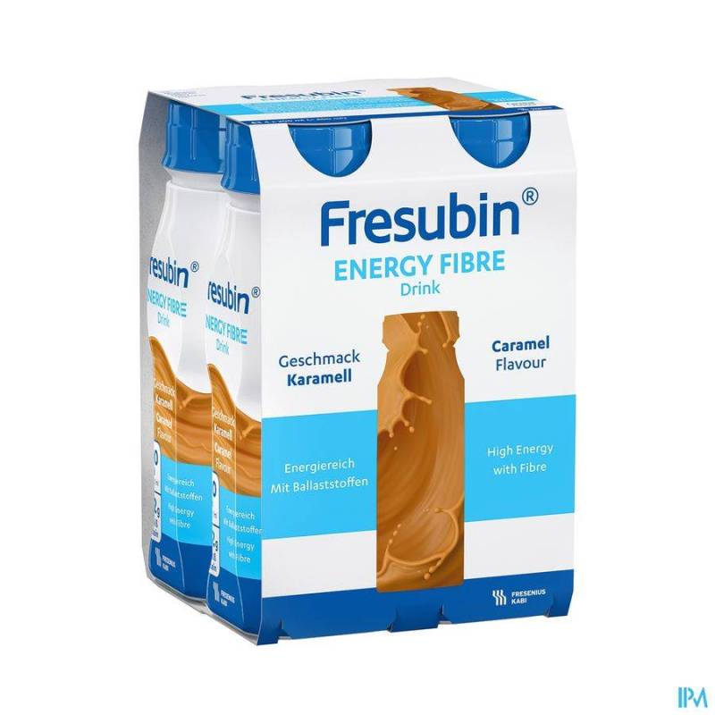 FRESUBIN ENERGY FIBRE DRINK CARAMEL FL 4X200ML