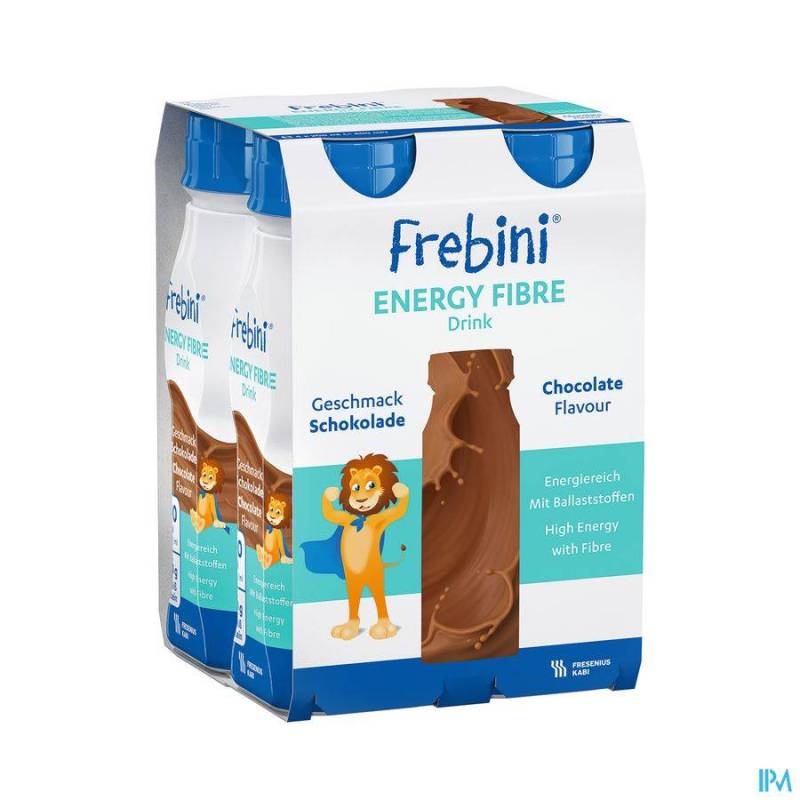 Frebini Energy Fibre Drink Kind Chocola Flacon 4x200ml