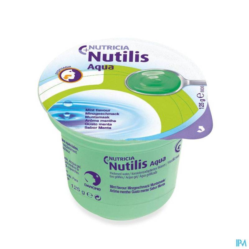 NUTILIS EAU GELIFIEE MENTHE CUPS 12X125G