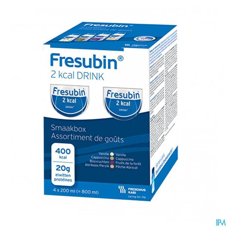 Fresubin 2kcal Drink Smaakpakket Easybottle 4x200ml