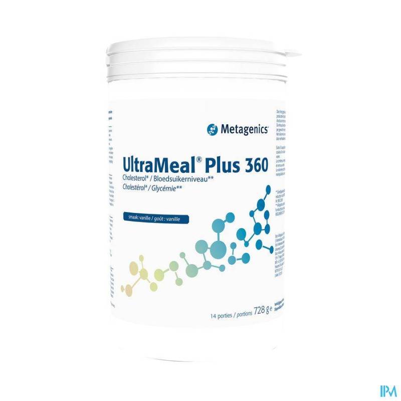 Ultrameal Plus 360 Vanille Pot 728g Metagenics