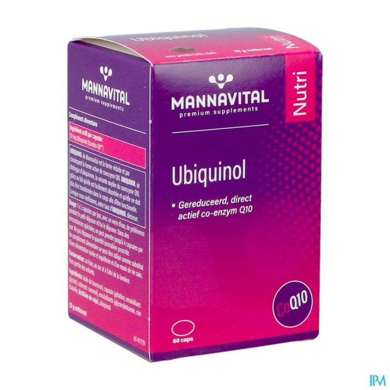 MANNAVITAL UBIQUINOL CAPS 60