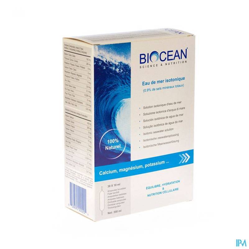 BIOCEAN ISOTONIC QUINTON AMP 30X10ML