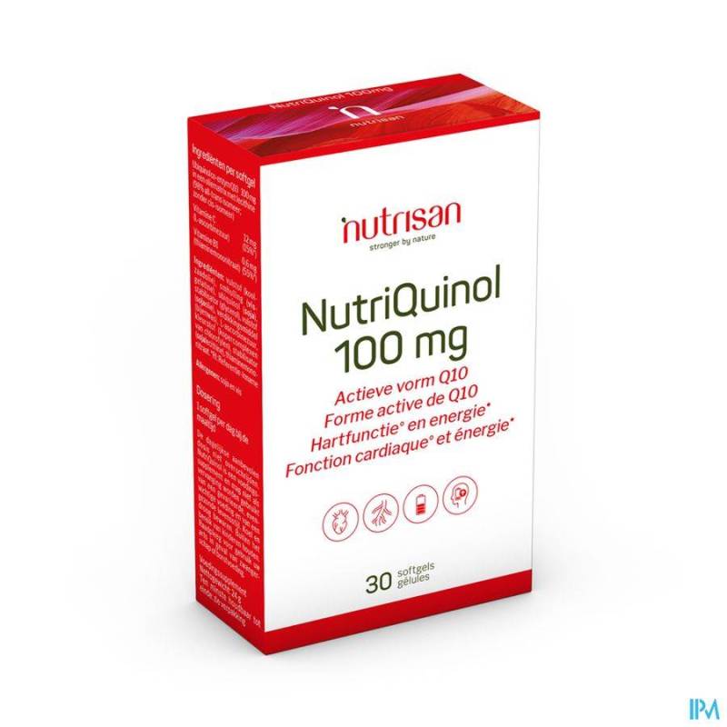 NUTRIQUINOL 100MG NF SOFTGELS 30 NUTRISAN
