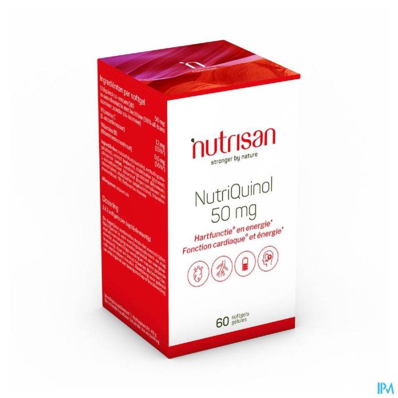 NUTRIQUINOL 50MG NF SOFTGELS 60 NUTRISAN
