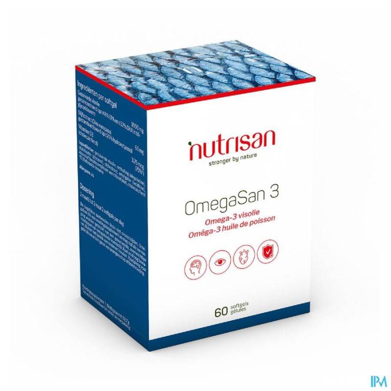OMEGASAN 3 NF SOFTGELS 60 NUTRISAN