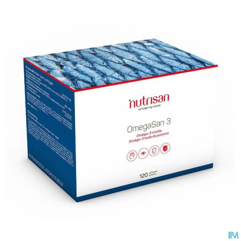 OMEGASAN 3 NF SOFTGELS 120 NUTRISAN