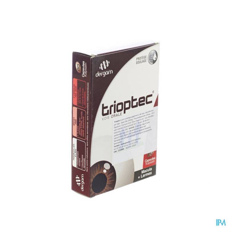 TRIOPTEC DERGAM CAPS 60