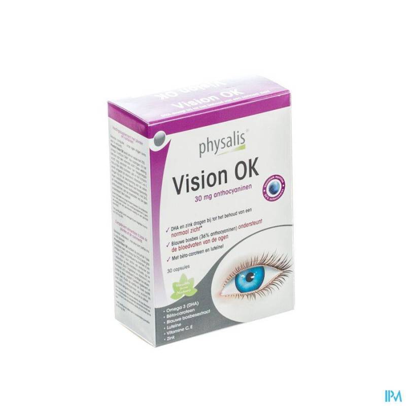 PHYSALIS VISION OK SOFTCAPS 30