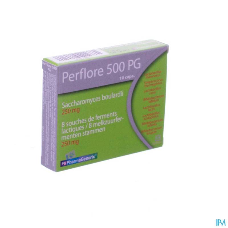 PERFLORE 500 PG PHARMAGENERIX CAPS 10