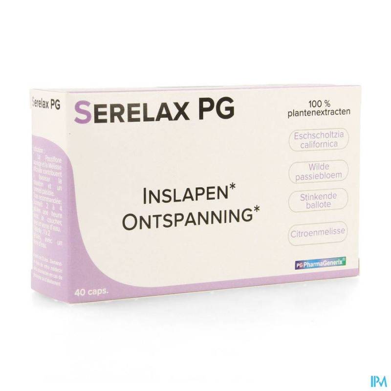 SERELAX PG PHARMAGENERIX BLISTER CAPS 40