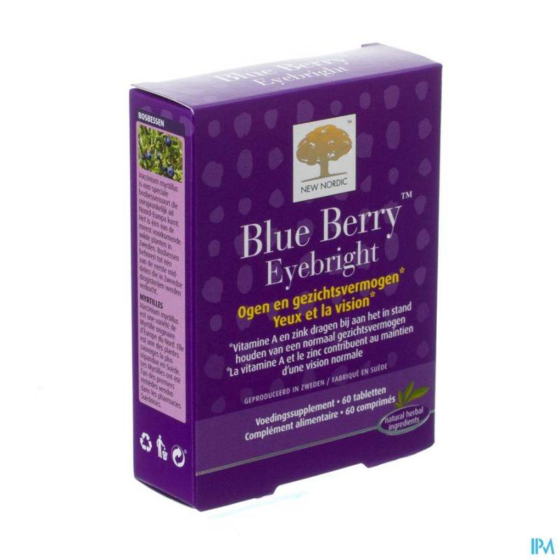New Nordic Blue Berry Eyebright Comp 60