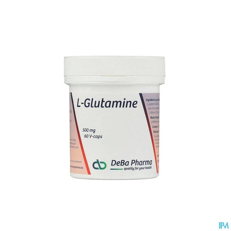 L-GLUTAMINE CAPS 60X500MG DEBA
