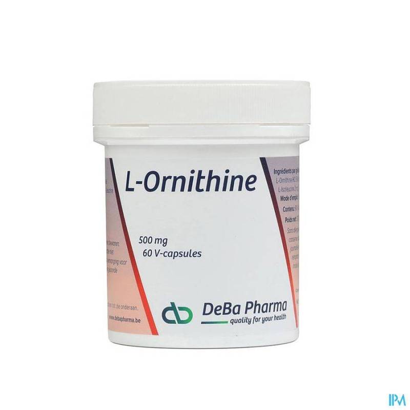 L-ORNITHINE CAPS 60X500MG DEBA