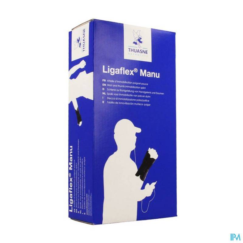 LIGAFLEX MANU POIGNET GAUCHE NOIR T4