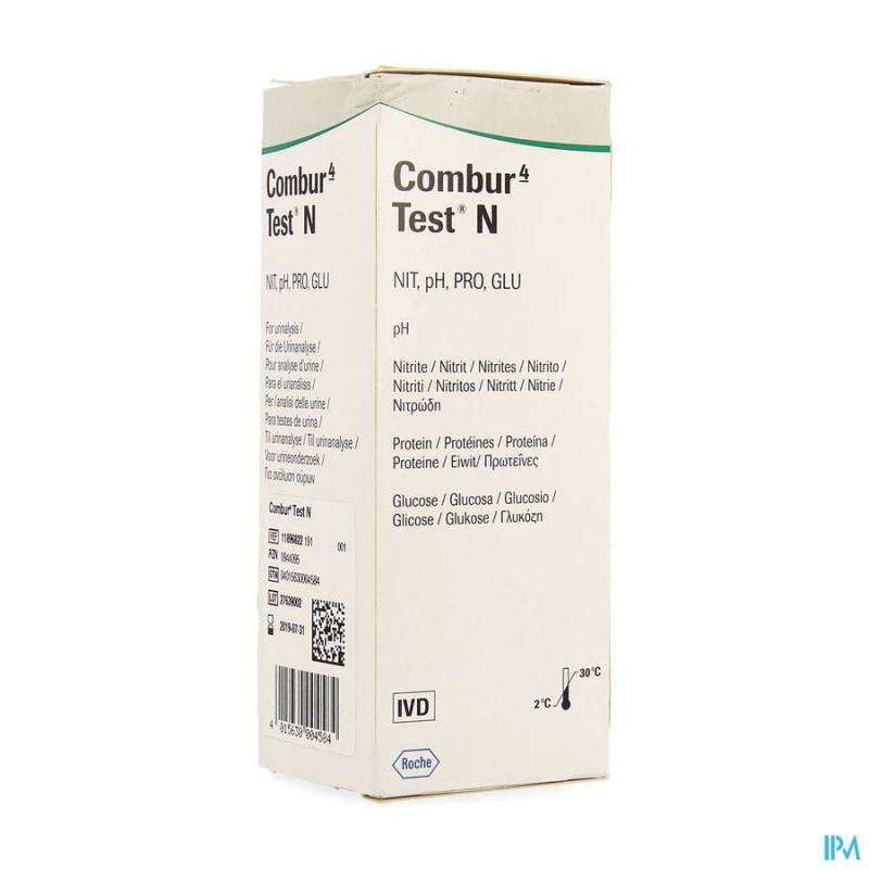 Combur 4 Test N Strips 50 11896822252