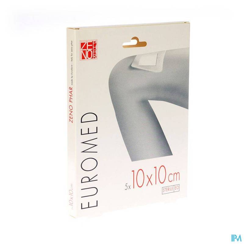 EUROMED 10X10CM 5 PANSEMENT D'ILE STERIL