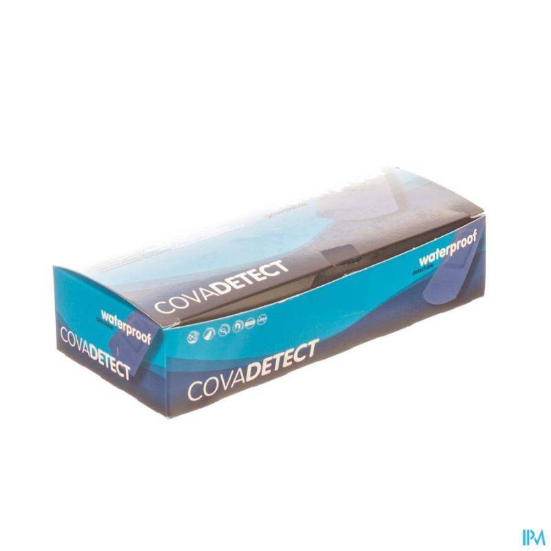 Cova Detectiepleister Blauw 25x72mm Wtp 100 2572w
