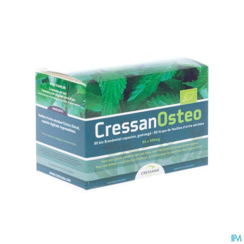 CRESSAN OSTEO V-CAPS 90X400MG