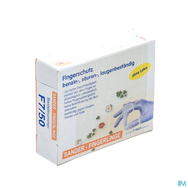 Vingerlingen Sander F7 Blauw 50 Covarmed