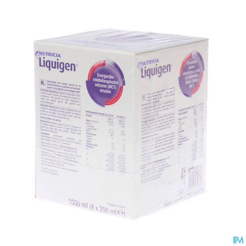 Liquigen Flacon Plast 4x250ml Verv.1457191