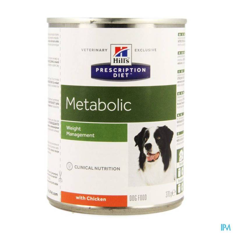 Hills Prescription Diet Metabolic Hondenvoer Kip 370g