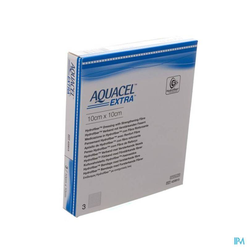 AQUACEL EXTRA PANS HYDROFIBER+RENF.FIBR.10X10CM 3