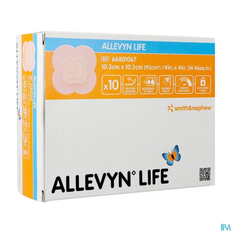 Allevyn Life 10,3x10,3cm 10 Stuks