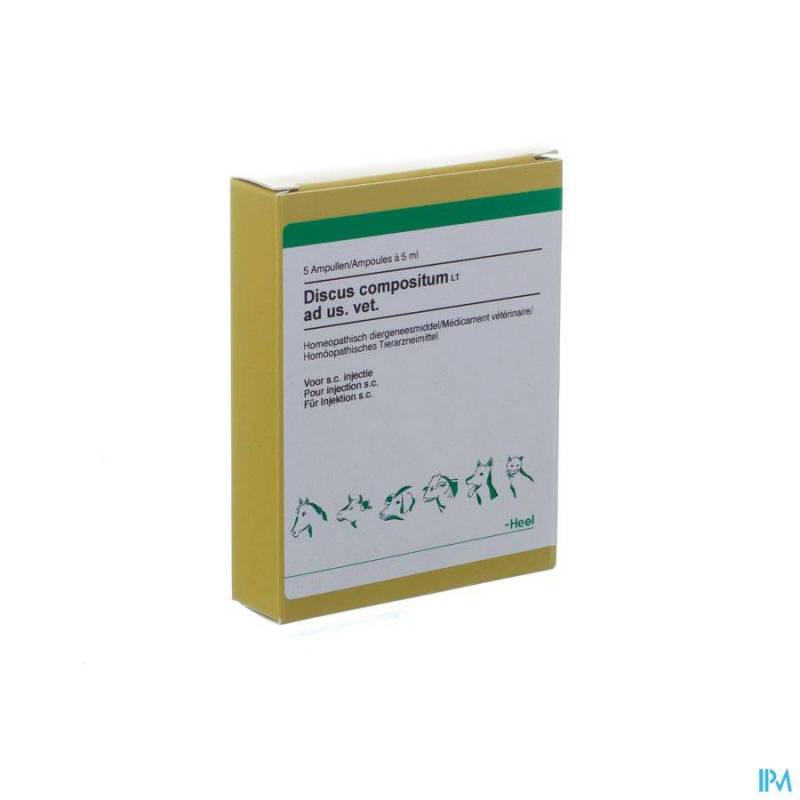 DISCUS COMPOSITUM LT AD US.VET AMP 5X5,0ML