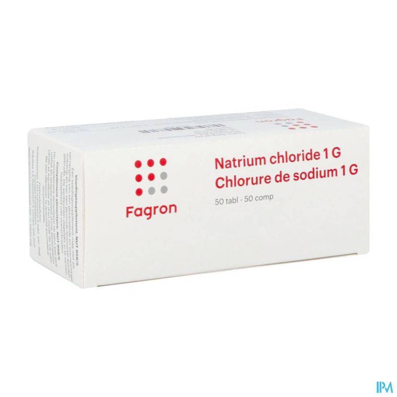 Natrium Chloride 1g Comp 50 Fag