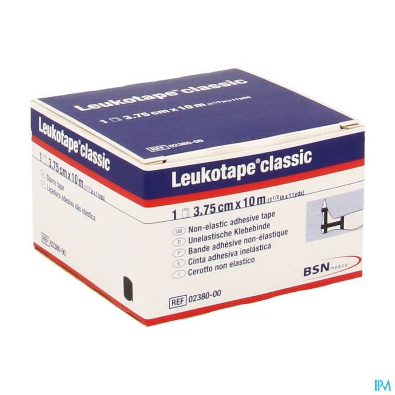 LEUKOTAPE CLASSIC NOIR 3,75CMX10M 1 238000