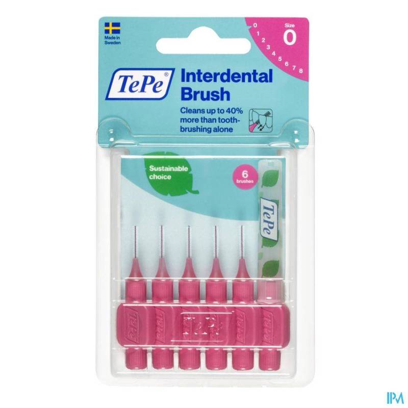 TEPE INTERDENTAL BRUSH 0,40MM PINK 6