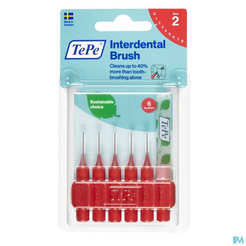 TEPE INTERDENTAL BRUSH 0,50MM RED 6