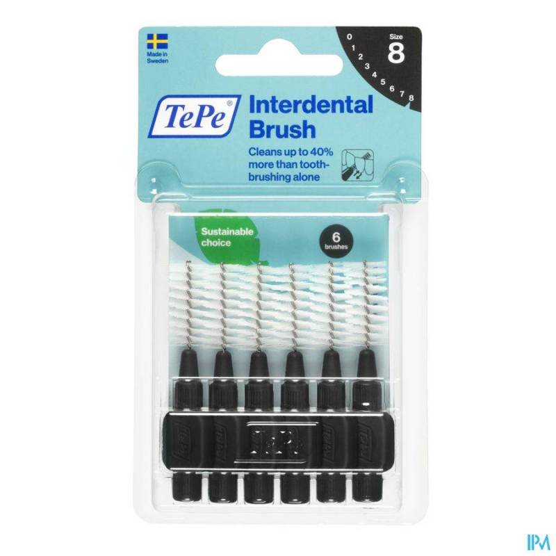 TEPE INTERDENTAL BRUSH 1,50MM BLACK 6