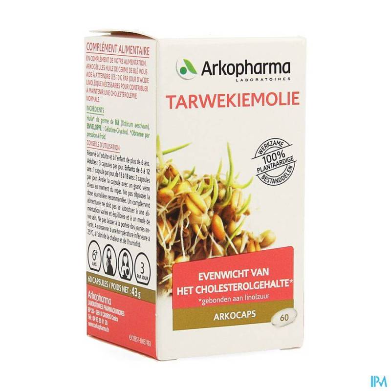 ARKOGELULES HUILE GERMES DE BLE 60