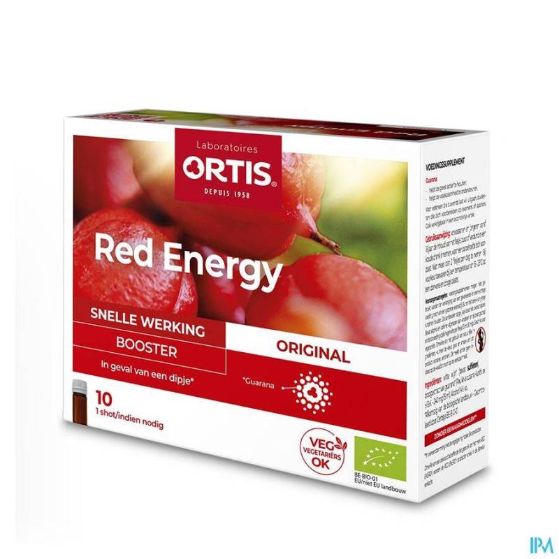 ORTIS RED ENERGY BIO ALC 10X15ML