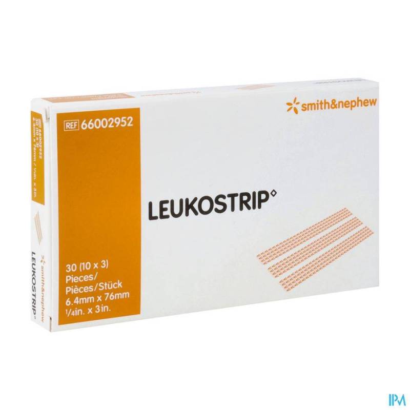 Leukostrip 6,4mmx 76mm 3 Strips 10 66002952