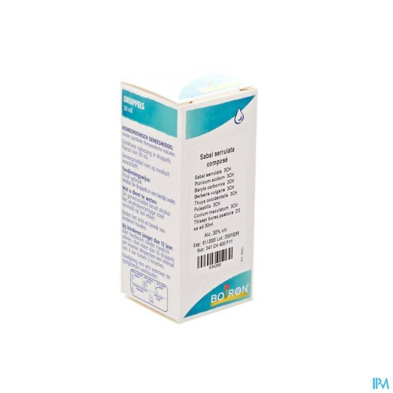 Sabal Serrul. Complex Gutt 30ml Boiron