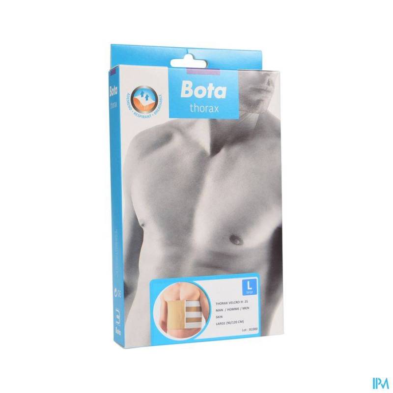 BOTA THORAX HOMME VELCRO H 25CM L