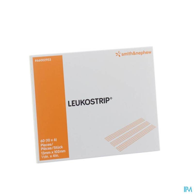 LEUKOSTRIP 13,0MMX102MM 6 STRIPS 10 66002953