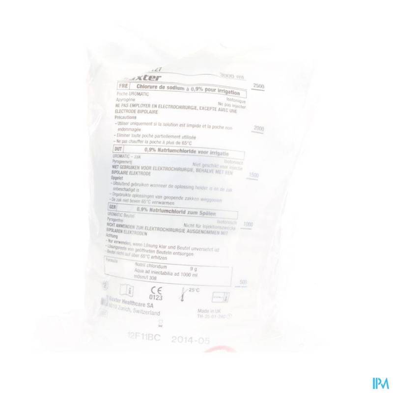 Bx Pl Uromatic Nacl 0,9% 3l