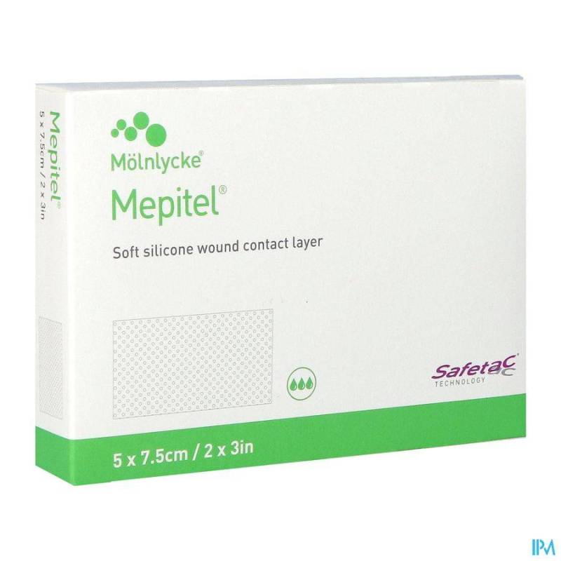 Mepitel Steriel 5cmx 7,5cm 10 Stuks