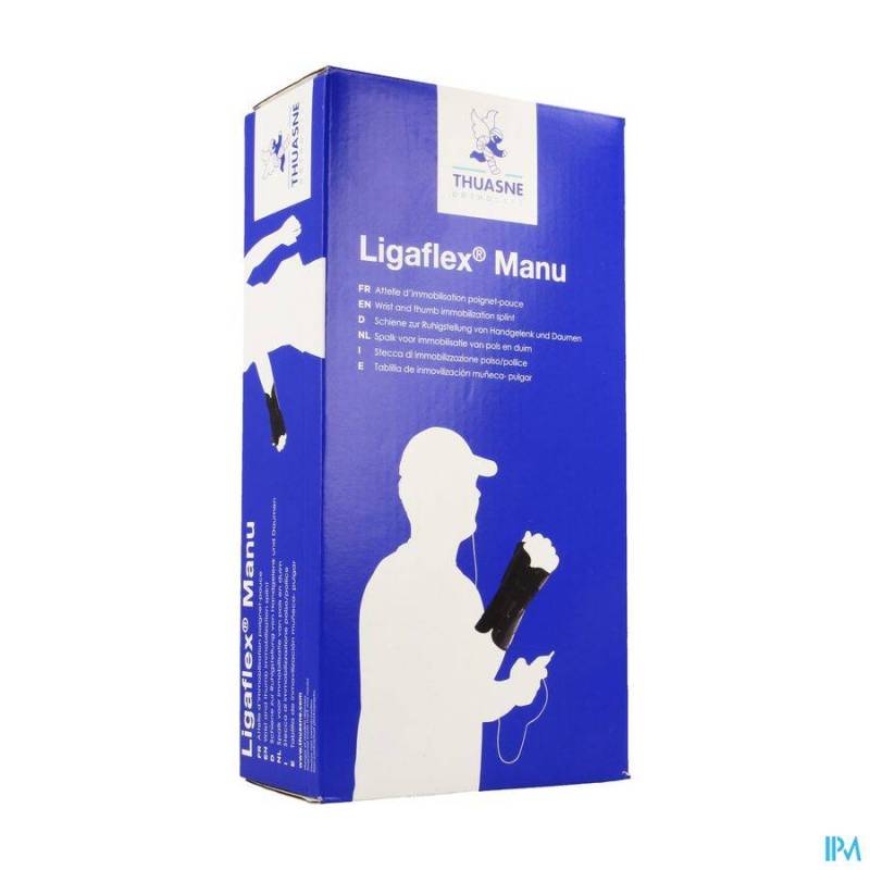 LIGAFLEX MANU POIGNET GAUCHE NOIR T3