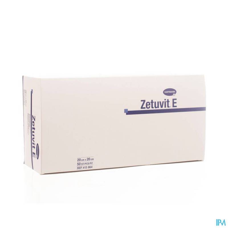 Zetuvit E Hartm N/st 20x20cm 50 4138642