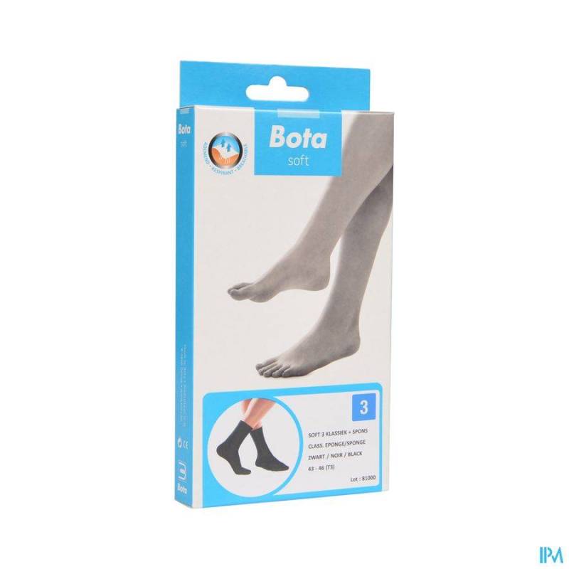 BOTA SOFT 3 CLASSIQUE + EPONGE NOIR 43-46