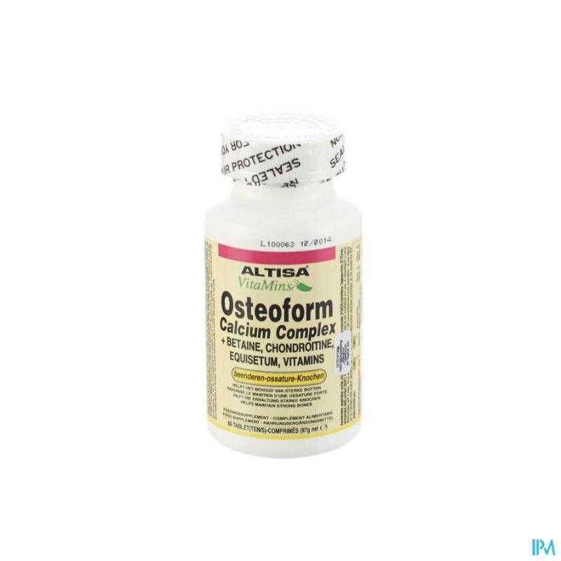 ALTISA OSTEOFORM CALCIUM COMPLEX TABL 60