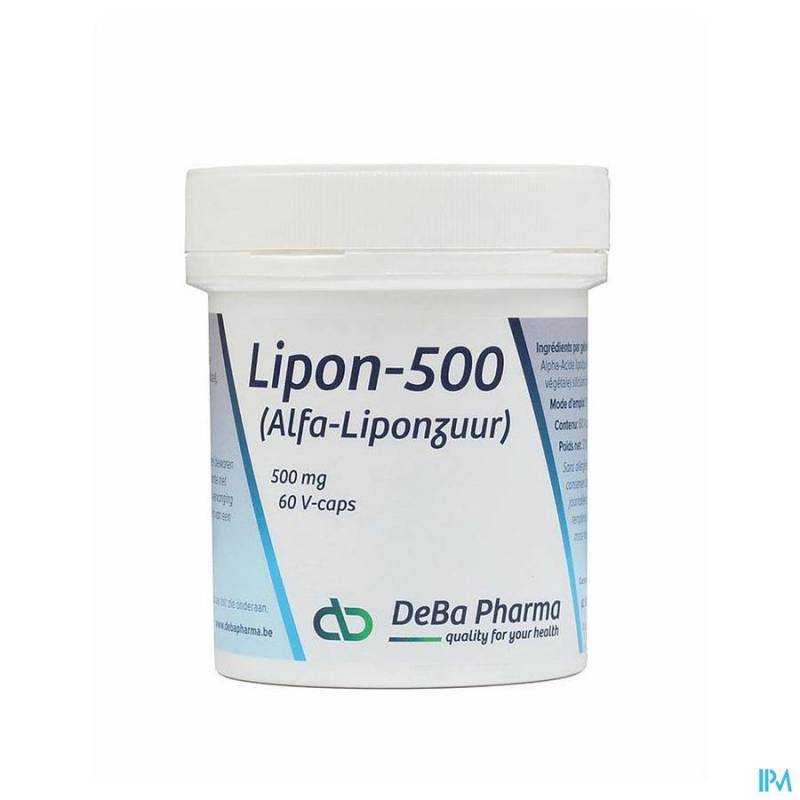 LIPON CAPS 60X500MG DEBA