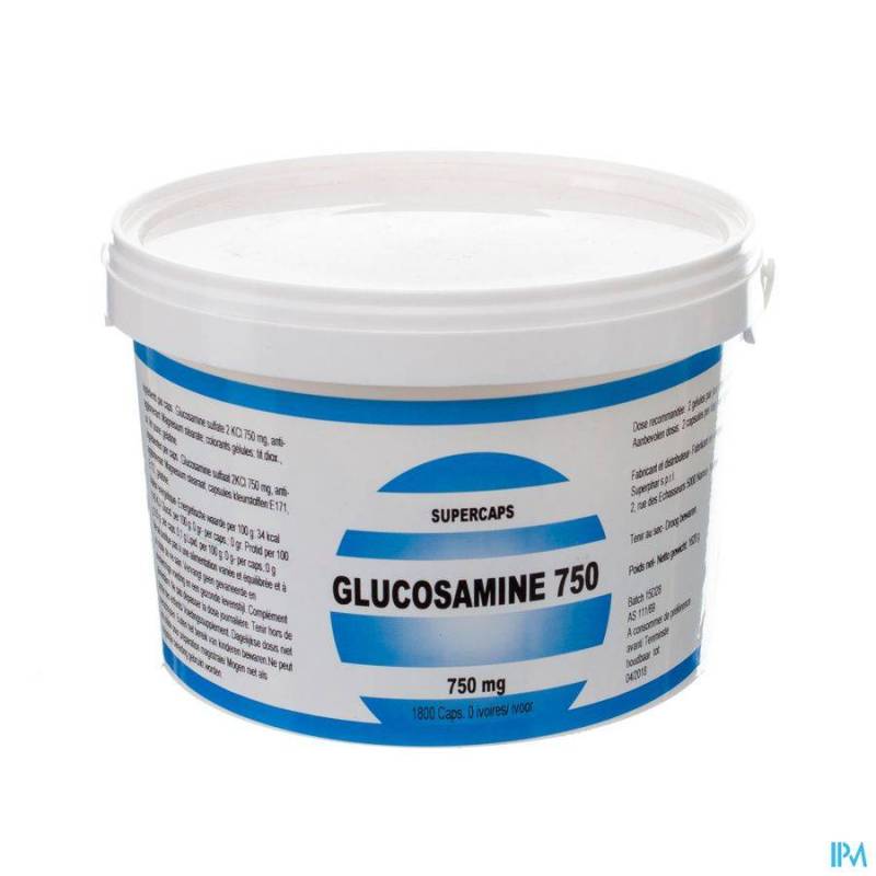 Glucosamine 750 Supercaps Caps 1800