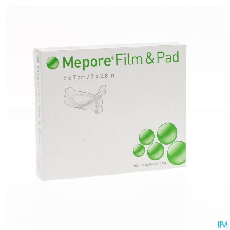 MEPORE FILM + PAD OVAL 5X 7CM 5 275310